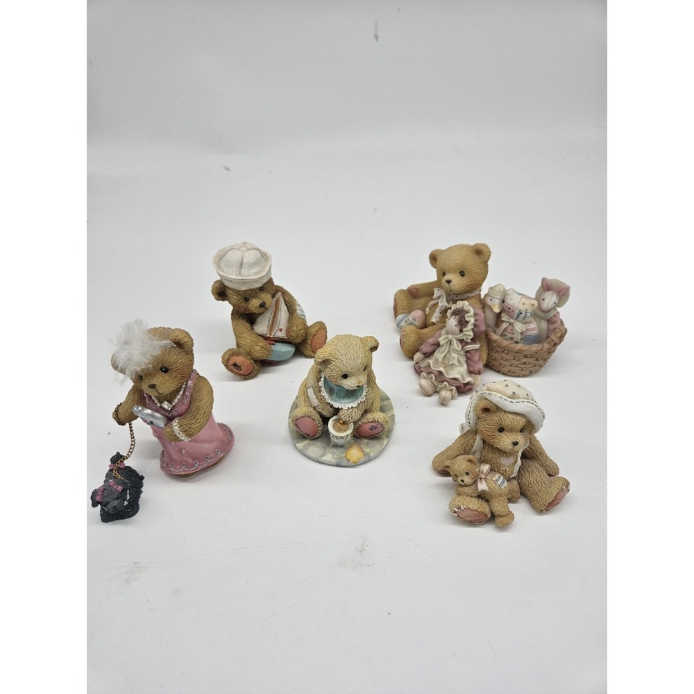 Lot Of‎ 5 Vintage Cherished Teddies Bear Figurines
